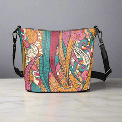 Taki Large Leather Bucket Tote