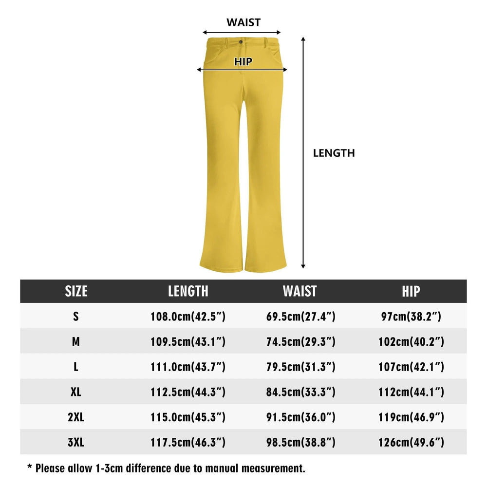 Pinsa Yellow Flared Leggings - Blissfully Brand