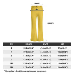 Pinsa Yellow Flared Leggings - Blissfully Brand