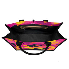 Flight 929 Button Canvas Tote Bag - Airline Series - Blissfully Brand