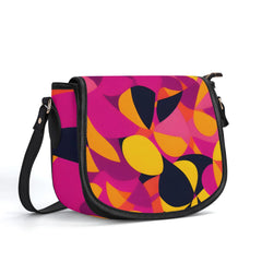 ミュンヘン フェイクレザー クロスボディ サドルバッグ - エアラインシリーズ