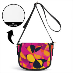 ミュンヘン フェイクレザー クロスボディ サドルバッグ - エアラインシリーズ