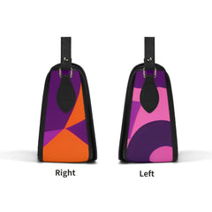 東京フェイクレザークロスボディサドルバッグ - エアラインシリーズ