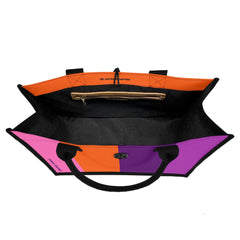 東京ボタン キャンバス カラーブロック トラベルトート - エアラインシリーズ