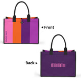 Tokyo Button Canvas Color Block Travel Tote - Airline Series