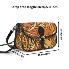 Prin Buckle Flap Shoulder Bag