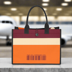 Copenhagen Canvas Color Block & Patterned Travel Tote - Airline Series