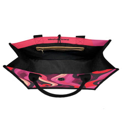 Prague Canvas Travel Tote - Airline Series