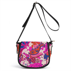 Sameria Leather Saddle Bag