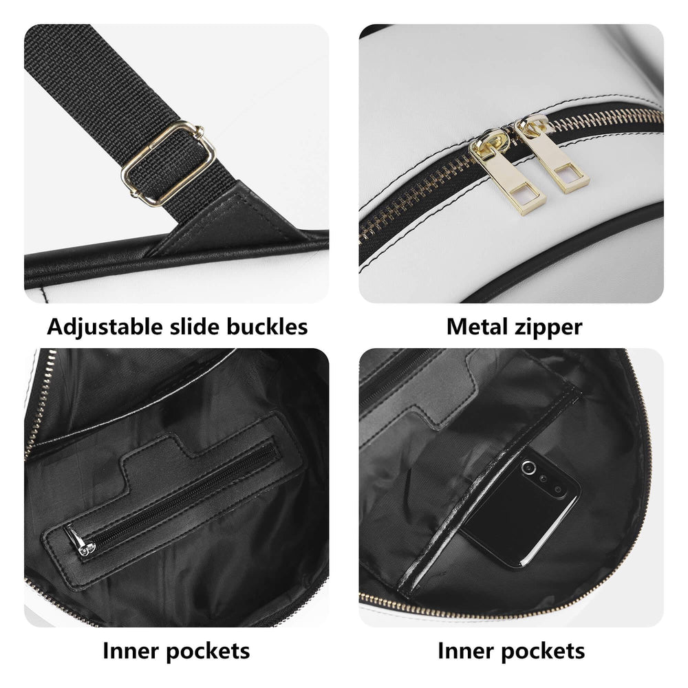 Flight 929 Small Vegan Leather Backpack - Airline Series - Blissfully Brand