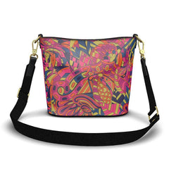 Lina Leather Bucket Tote