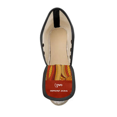 アメカラーブロックウェッジエスパドリーユ