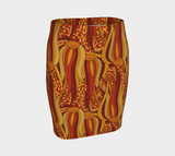 Ame Fitted High Waist Skirt
