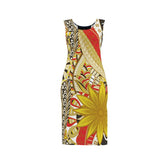 Merina Bodycon Split Leg Midi Dress