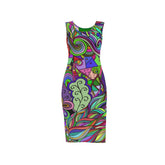 Eranas Bodycon Split Leg Midi Dress