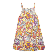 Binka Drawstring Neck Sleeveless Dress