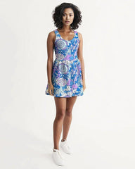 Imi Scoop Neck Mini Skater Dress