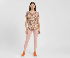 Amai Tango Orange V-neck Tee