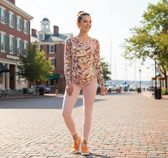 Amai V-neck Long Sleeve Tee