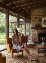 Arane V-neck Sleeveless Reversible Dress