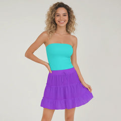 Aqua Strapless Tube Top - Core Essentials