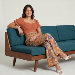 Binka High-Waist Wide Leg Silky Pants