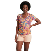 Brisa Fitted V-Neck Tee