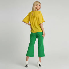 Lemon Babydoll Bell Sleeve Top - Core Essentials