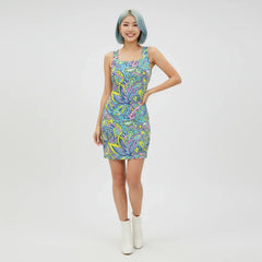 Circa Square Neck Bodycon Mini Dress