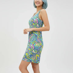 Circa Square Neck Bodycon Mini Dress
