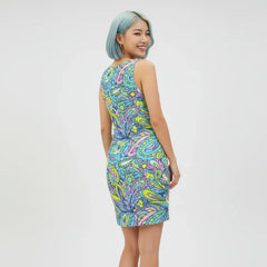Circa Square Neck Bodycon Mini Dress