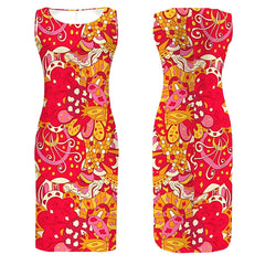 Decora Sleeveless Sheath Dress