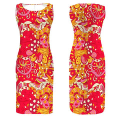 Decora Sleeveless Sheath Dress