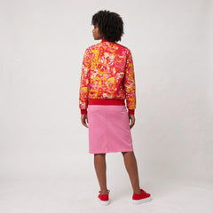 Decora Flexe Denim Bomber Jacket