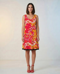 Decora V-neck Sleeveless Reversible Dress