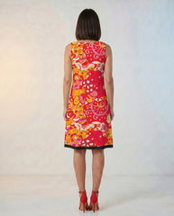 Decora V-neck Sleeveless Reversible Dress