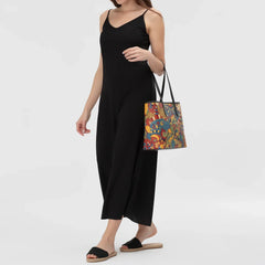 エビサレザーショッパートート