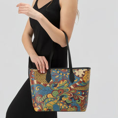 エビサレザーショッパートート