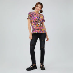 Ela クルーネック フィット T シャツ