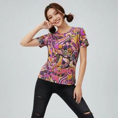 Ela クルーネック フィット T シャツ