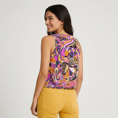 エラ クロップド タンク トップ