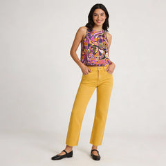 エラ クロップド タンク トップ