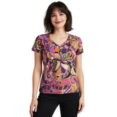 Ela Fitted V-Neck Tee