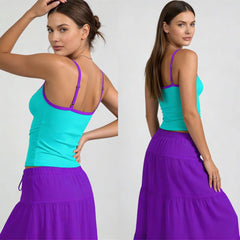 Aqua Cami Tank Top - Core Essentials