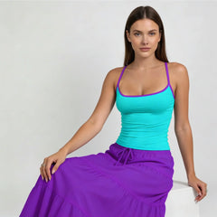 Aqua Cami Tank Top - Core Essentials