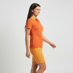 Two Tone Orange Polo Shirt - Core Essentials