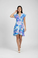 Imi Flounce Wrap Dress