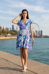 Imi Flounce Wrap Dress