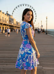 Imi Flounce Wrap Dress