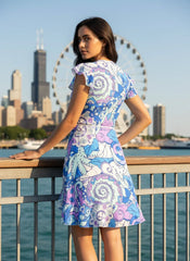 Imi Flounce Wrap Dress